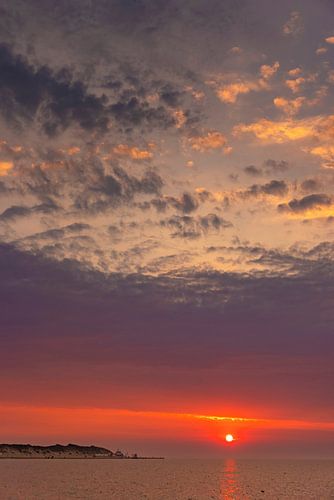 Gekleurde lucht strand Vrouwenpolder 8
