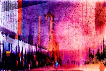 Berlijn abstract - Rathauspassagen van Frank Andree
