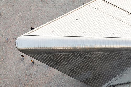 Een vogelvlucht over het Centraal Station van Rotterdam