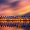 Rainbow Houses in The Netherlands by Michiel Buijse