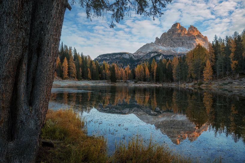 Dolomites reflétées au lever du soleil par Martin Podt