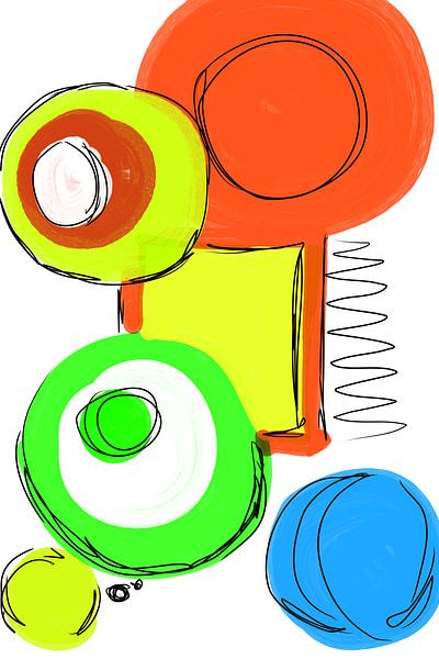 Circles and colours by Ina Fischer