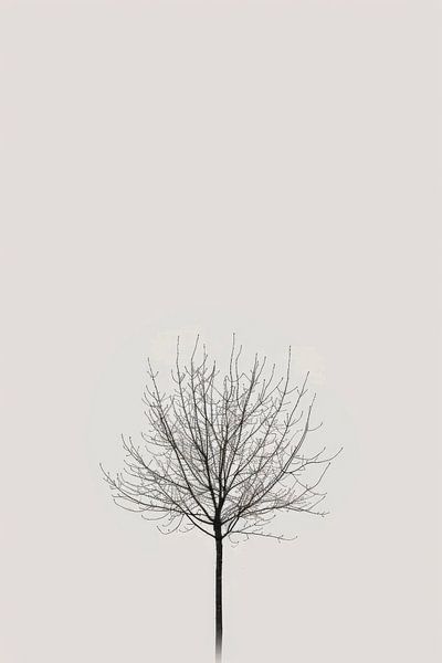 The cool elegance of a bare tree by Poster Art Shop