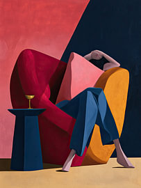 Blaue Hose von Franka Poulain