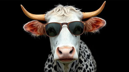 Une vache qui a du style sur Jean Pierre