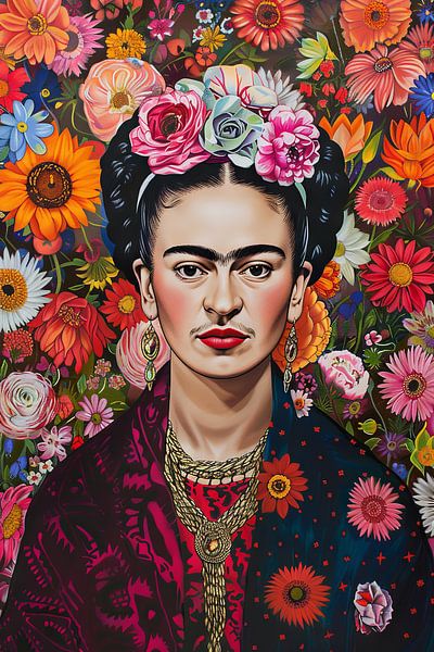 Manifeste floral de Frida par Poster Art Shop