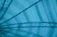 Ondulations bleues abstraites - Motifs lumineux sous-marins