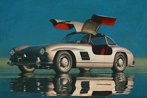 Mercedes 300 SL Gullwings van Jan Keteleer