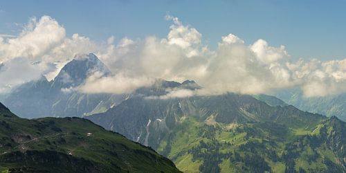 Panorama van Zeigersattel tot Höfats