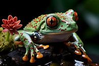 Grüner Frosch von PixelPrestige Miniaturansicht