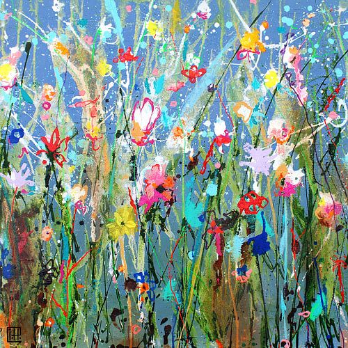 Flowers moment van Atelier Paint-Ing