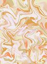 Liquid Gradient | Pink Orange van Bohomadic Studio thumbnail