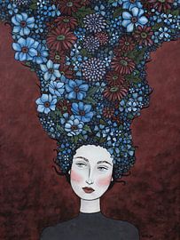 Flowers on my mind (nr.2020-22) by Kris Stuurop