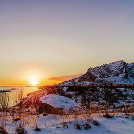 De eerste zonsopkomst na een lange poolwinter sur Mitchell Routs