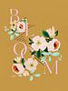 ‘Bloom’ | Blumen ocker von Ceder Art Miniaturansicht