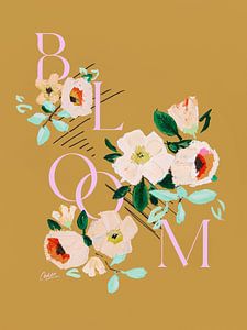 ‘Bloom’ | Blumen ocker