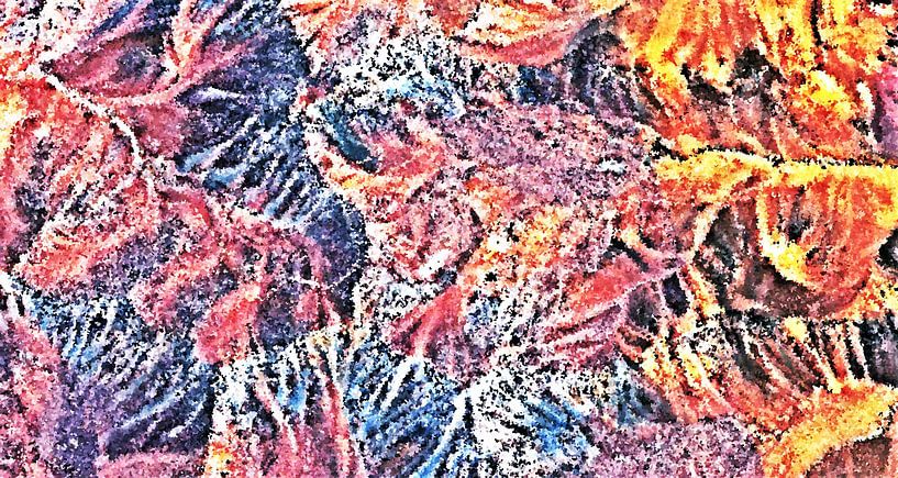 the andes in south america from above mixed media by Werner Lehmann