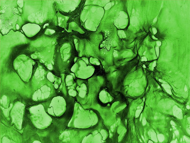 Zellen 2 - grün par Herzmotivation by Katrin Behr