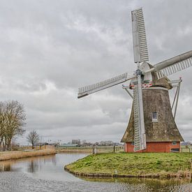 Mühle in Friesland von Hans Dikken