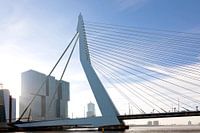 Erasmusbrug met zonlicht