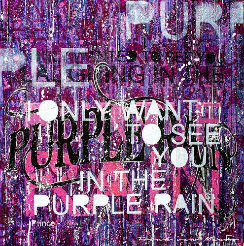 Acrylic painting Purple