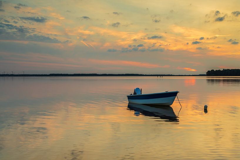 Boot auf dem Veluwemeer von Meindert Marinus