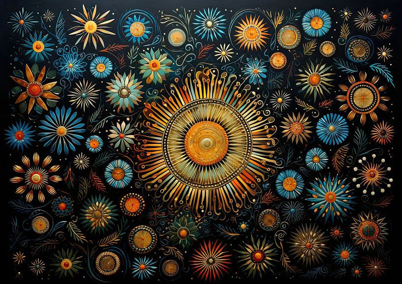 Beautiful Colours 170987 by Abstract Painting