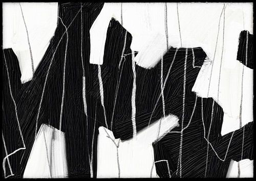 abstract zwart wit