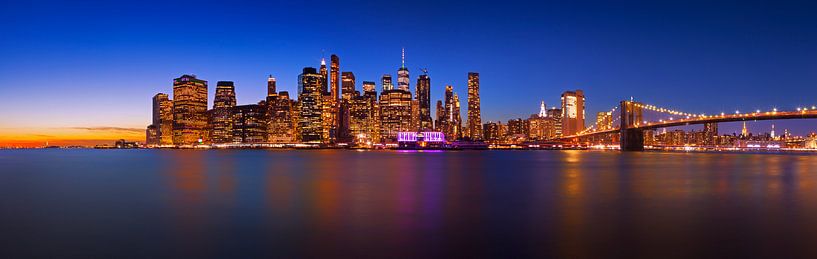 Panorama New York van Frank Peters