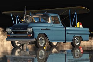 Chevrolet Apache De klassieke pick-up van 1959 van Jan Keteleer