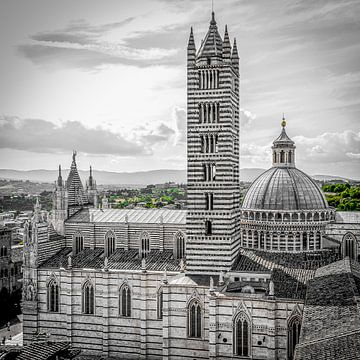 Kathedraal van Siena, Toscane, Italië. van Jaap Bosma Fotografie