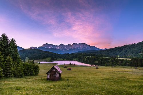 Zonsopgang aan de Wagenbrüchsee 2