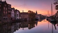 Sunrise in Delfshaven van Ilya Korzelius thumbnail