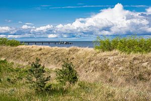 Seebrücke in Bansin auf der Insel Usedom