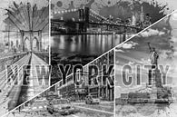 NEW YORK CITY Urban Collage No. 2 by Melanie Viola thumbnail