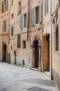 Straatbeeld in Siena