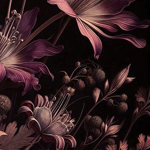 VINTAGE COLOURFUL BOTANICAL-10A-4