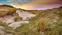lever du soleil dans le paysage de dunes par eric van der eijk Aperçu