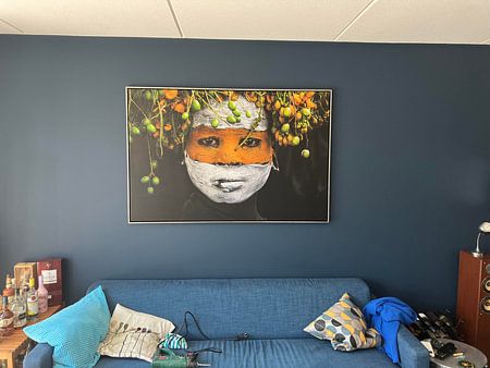 Mädchen vom Stamm der Surma - Äthiopien