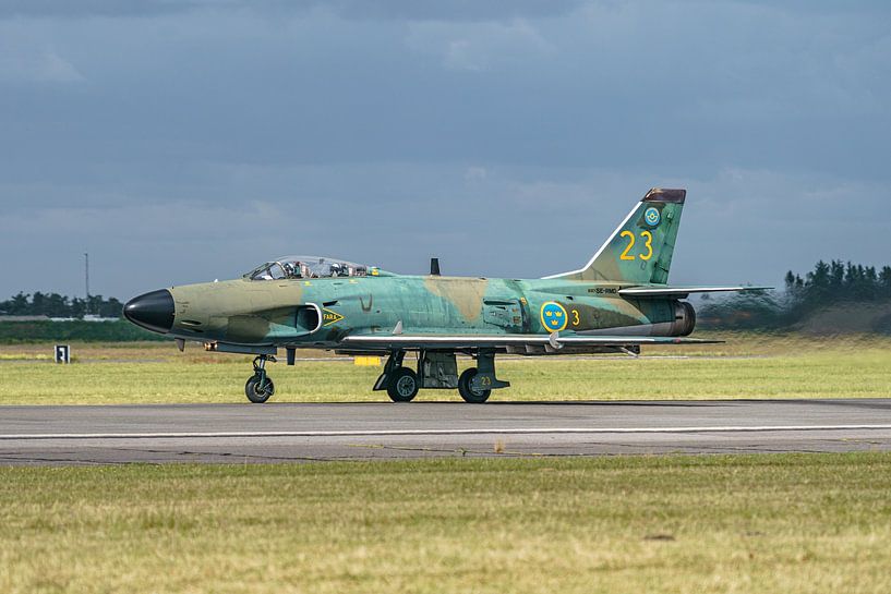 Swedish Air Force Historic Flight Saab J32B Lansen. by Jaap van den Berg