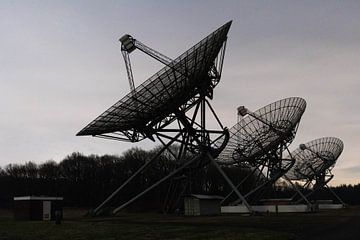 De radiosterrenwacht bij Westerbork in Zwiggelte, Drenthe van Norbert Versteeg