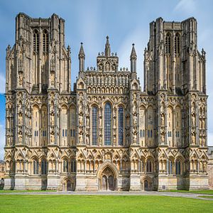 Kathedraal van Wells, Somerset, Engeland van Henk Meijer Photography