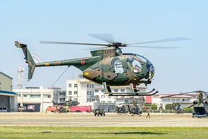 Japanischer Kawasaki OH-6D.