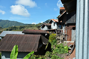 Rustikale Harmonie in Maligcong, Philippinen