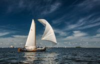 Zeilen op t IJsselmeer van Harrie Muis thumbnail