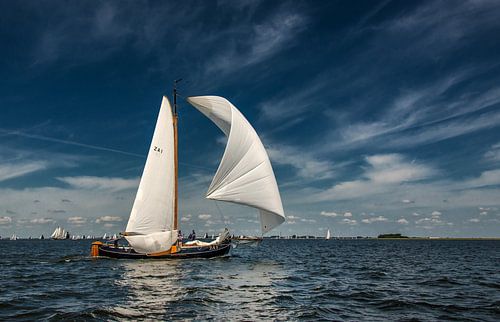 Sailing on the IJsselmeer