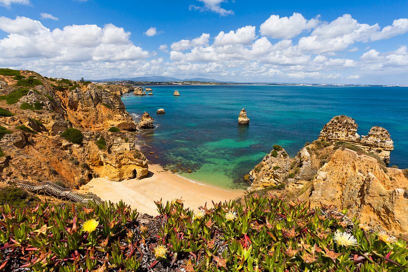 Praia do Camilo in Lagos an der Algarve von Werner Dieterich