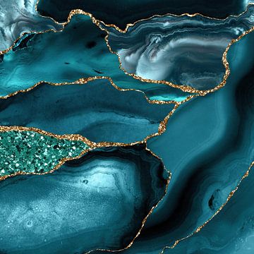 Agaat glitter oceaan textuur 10 van Aloke Design