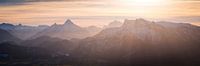 Watzmann und Berchtesgadener Alpen von Martin Wasilewski Miniaturansicht