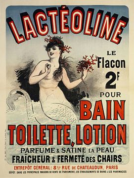 Jules Chéret - Lacteoline, Bain Toilette, Lotion (1884) van Peter Balan